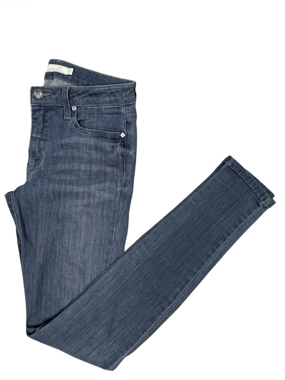 Y2K Frankie B. Low Rise Skinny Jeans Size 26 Dark Bluish Gray Wash